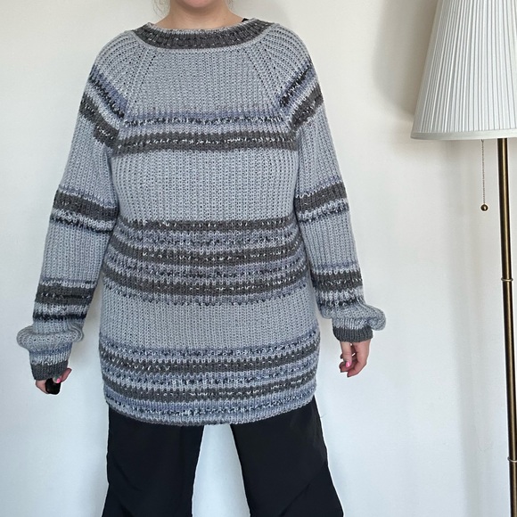 Handmade Sweater 14 to 22 / one size / crewneck sweater - Picture 6 of 10